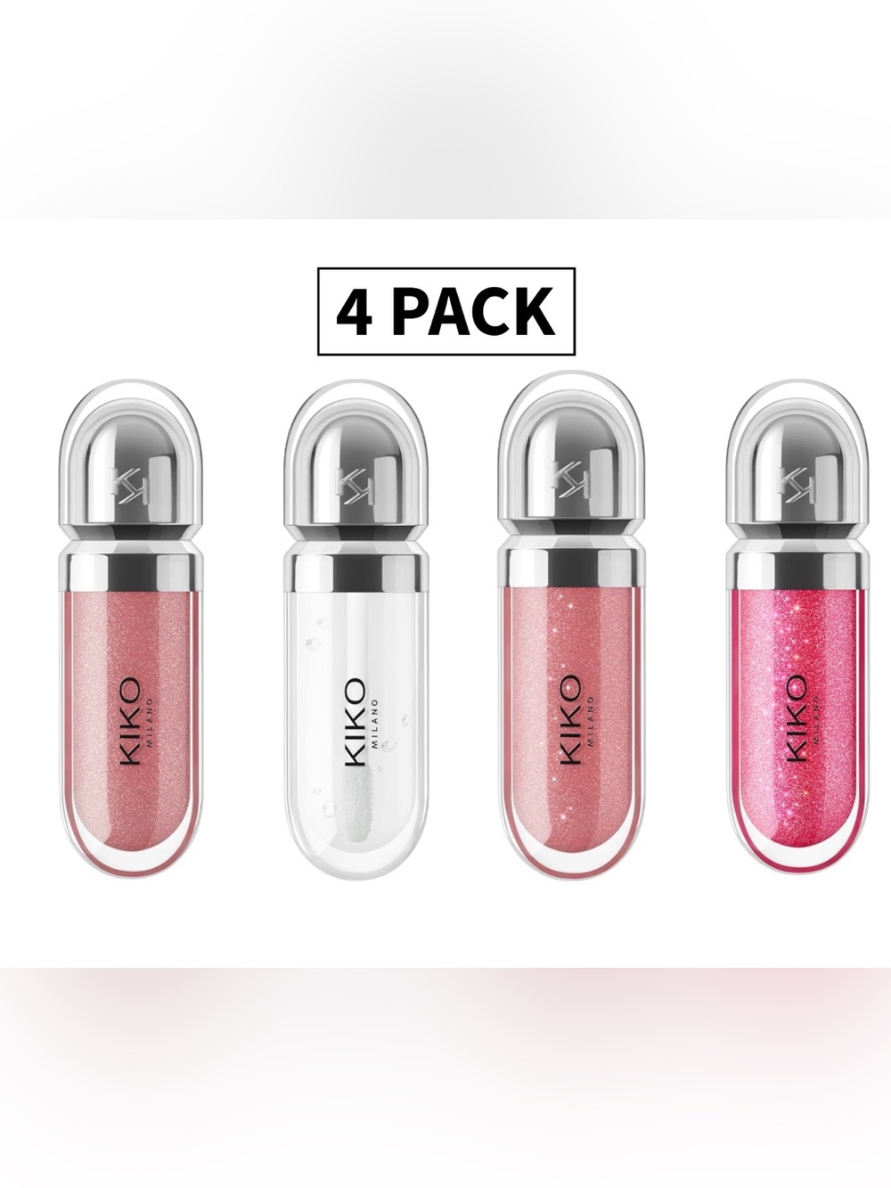 KIKO Milano 3D Hydra Lip Gloss (4 Pack)